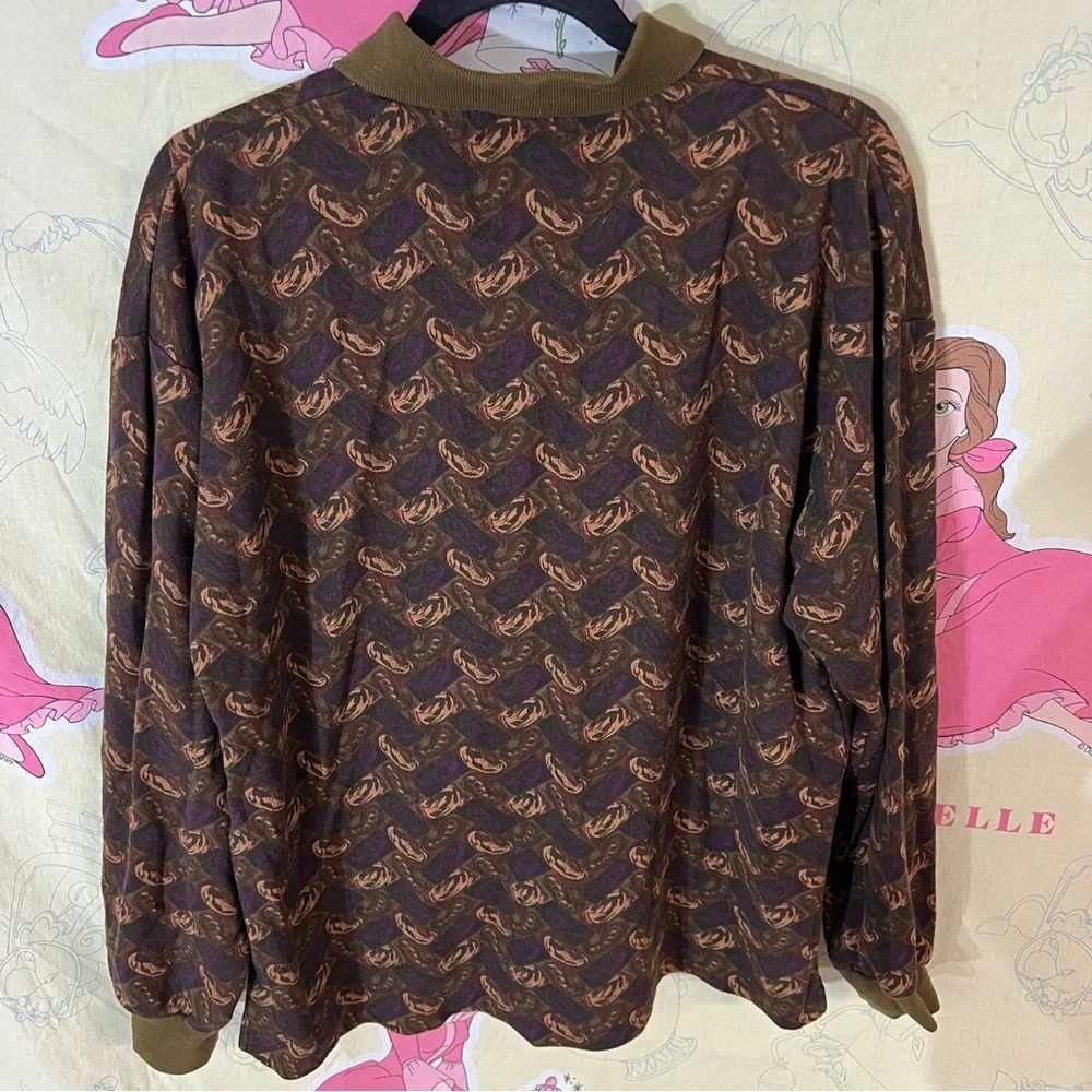 Vintage Chaps Ralph Lauren Patterned Shirt - Picture 4 of 8